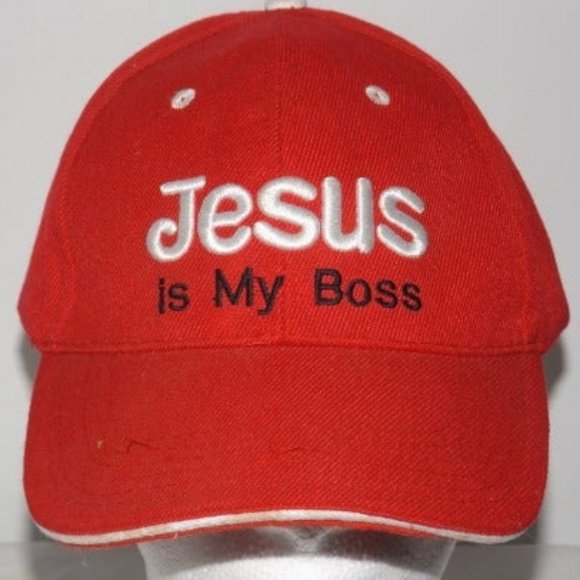 Other - " Jesus is My Boss"  Baseball Adult Adjustable Hat #0033